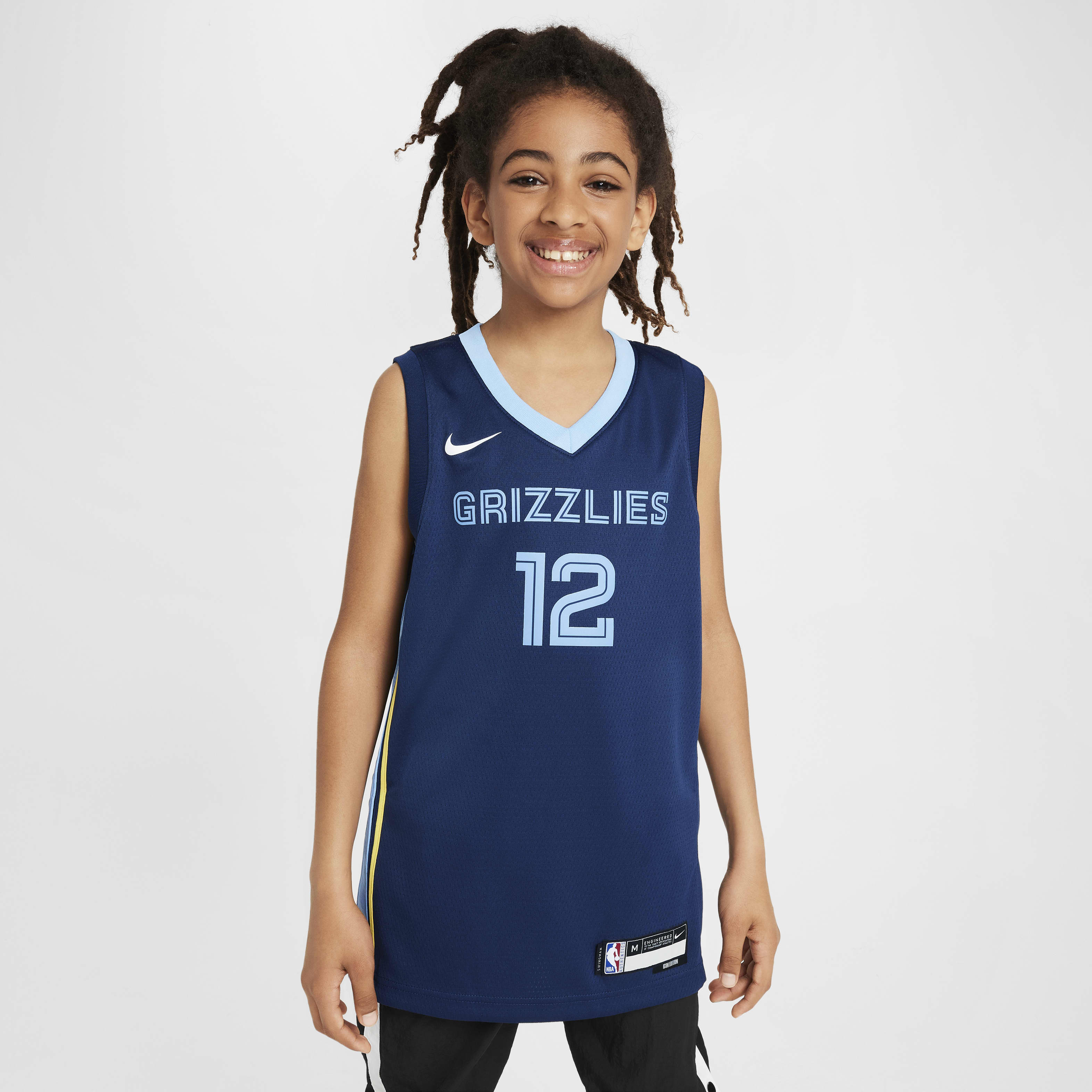 GRIZZLIES ユニフォーム NIKE ジャモラント M Nike Men's Memphis Grizzlies Ja Morant 2022-23 Icon Edition